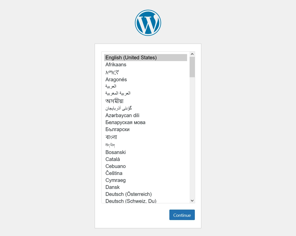 Wordpress Installer